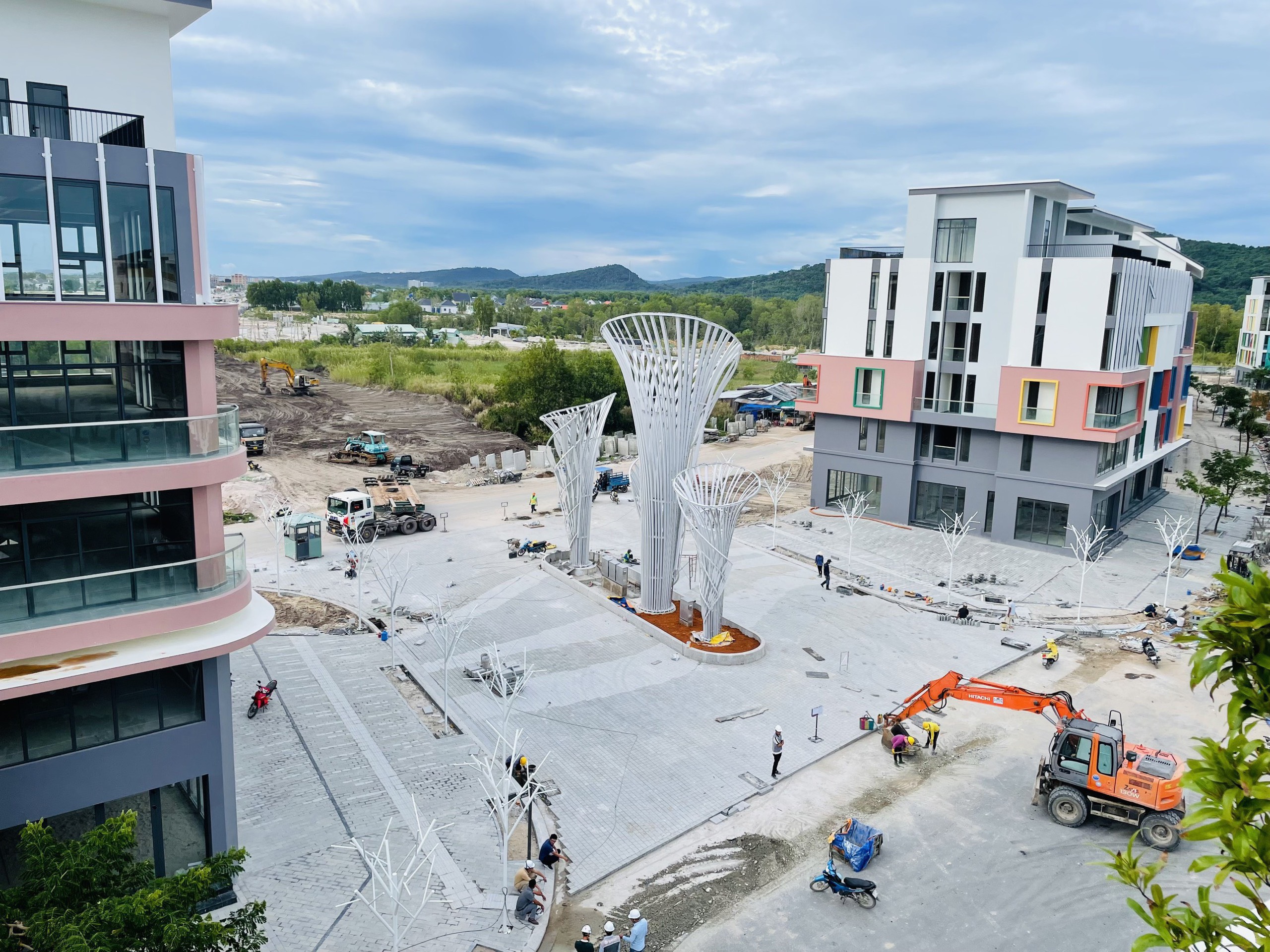 Mặt bằng tầng hầm nội thất căn góc lớn